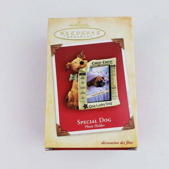 Hallmark Keepsake Special Dog Photo Holder Ornament NWT - Picture 5 of 6